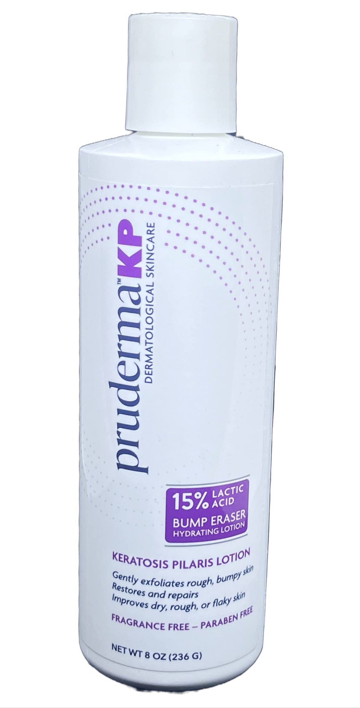 Pruderma KP packaging label visible, hinting at moisturizing care.
