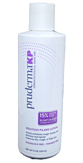 Pruderma KP packaging label visible, hinting at moisturizing care.
