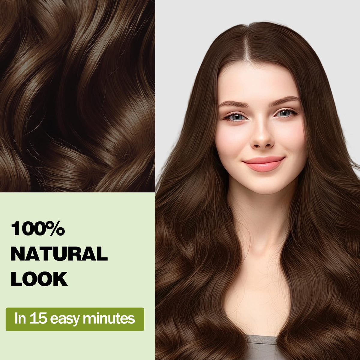 Pryvpix Dark Brown Hair Dye Shampoo lather for easy at home use.