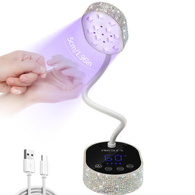 PRYZUNA UV LED Nail Lamp Diamond front view showing compact design and quick curing