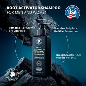 Close-up of the herbal blend in Psalmonica shampoo for nourishing scalp care.