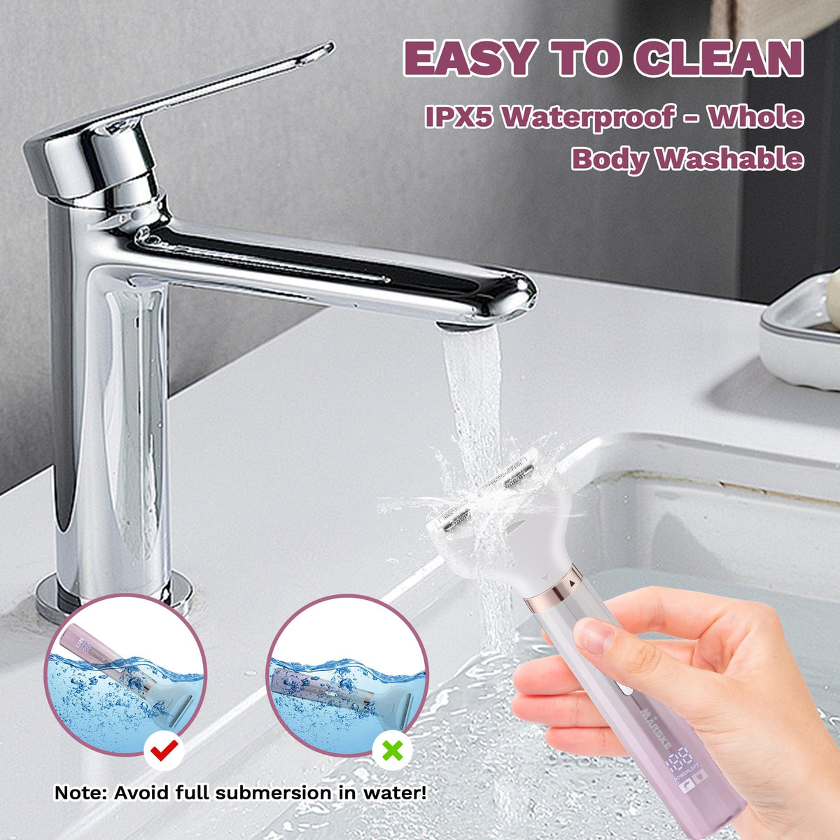 Psmicor double-sided razor head with extra limit comb for control