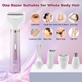 Psmicor rotary facial hair trimmer head for delicate detailing