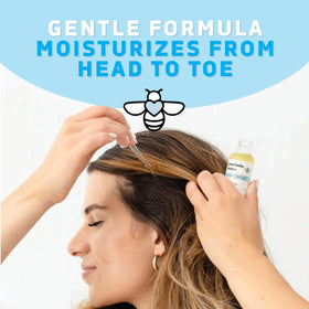 Psoriasis Honey Oil ingredients feature marula, grape seed, and jojoba oils