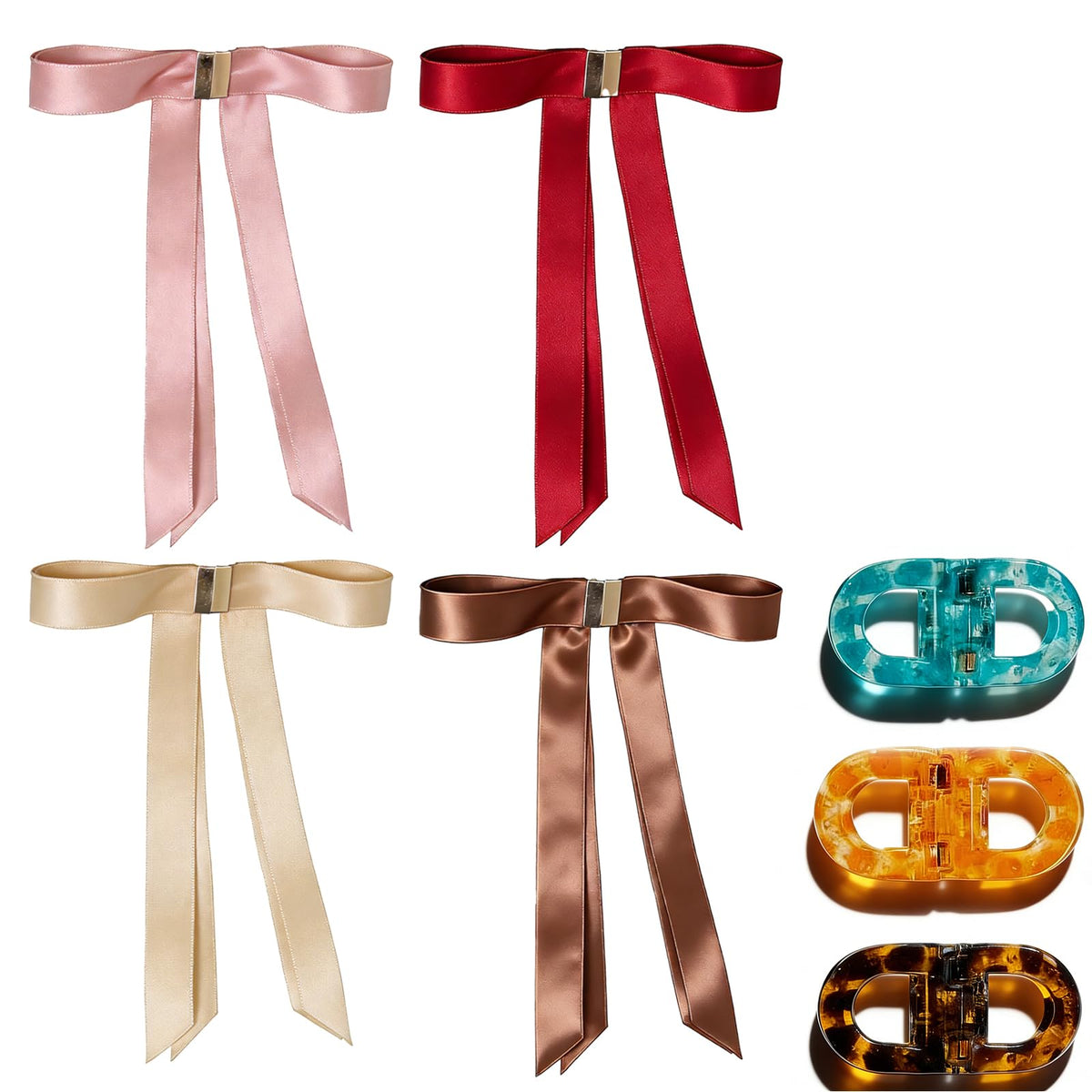 PT.zaowu magnetic bow clip decorative—elegant style with secure all-day hold.