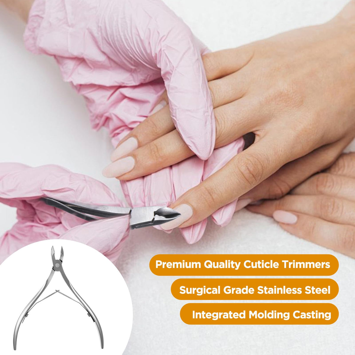 Ptwola fingernail and toenail care tools for home spa use.