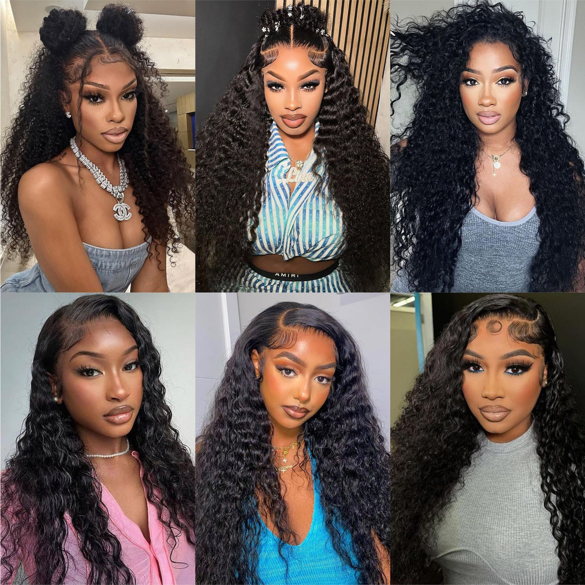 PUALL natural color hair bundles ready for washing and styling