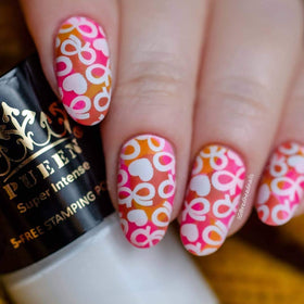 PUEEN Super Intense Nail Polish Black Jack for dramatic stamped details