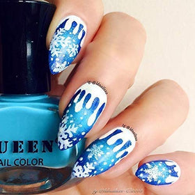 PUEEN Super Intense Nail Polish Sweet Pink for delicate stamped accents
