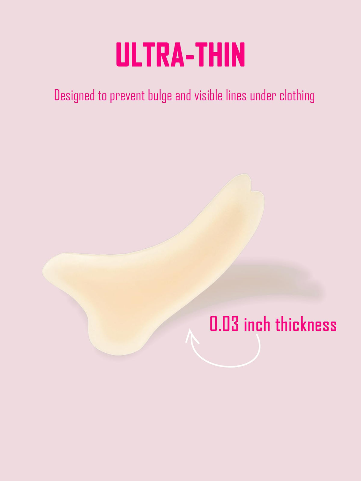 Puerfe Camel Toe Concealer easy to apply and remove with no tools.