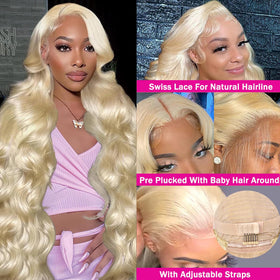 PUHPUH HD lace front 13x6 wig with natural part options