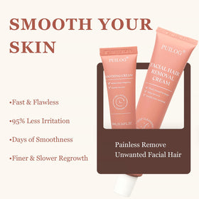 PUILOG hair removal kit spatula for even, hygienic application