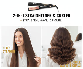 Pulla Hair Straightener with dual voltage for safe global travel.