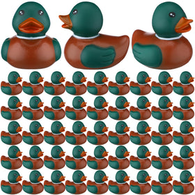 PullCrease mallard rubber duck bath 2 inch pack 24 for playful bath time