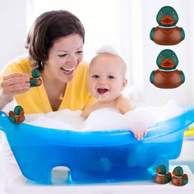 PullCrease rubber duck pool toy durable for water play