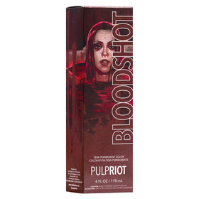Pulp Riot Bloodshot Color4 bottle showcases vibrant direct dye for customizable color results.