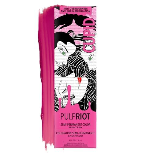 Pulp Riot Cupid tube front showing mid-tone pink with purple undertones for vibrant color