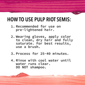 Pulp Riot Exoplanet magenta true-tone fade preserves natural shade.