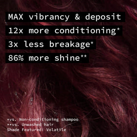 Pulp Riot Fireball anti-overworking technology graphic highlights hair protection.