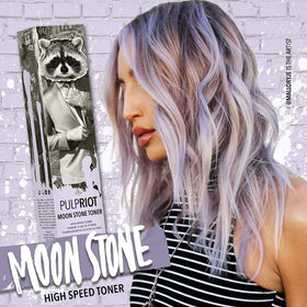 Pulp Riot Moonstone tube closeup highlighting creamy formula for smooth toning.