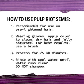 Pulp Riot Jam Violet shine visible after application.
