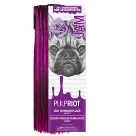 Pulp Riot Jam Violet tube shown for easy 4oz application.