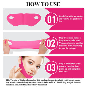 Punkten Collagen V-Line Mask hydrogel texture close-up highlighting cooling, hydrating formula.