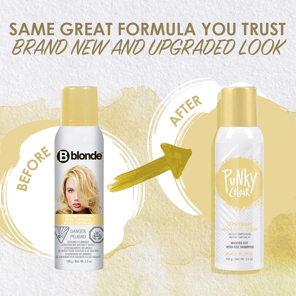 Applying Punky Beach Blonde creates festival-ready highlights without damage.