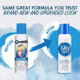 Punky Bengal Blue accent streaks for quick hair customization.