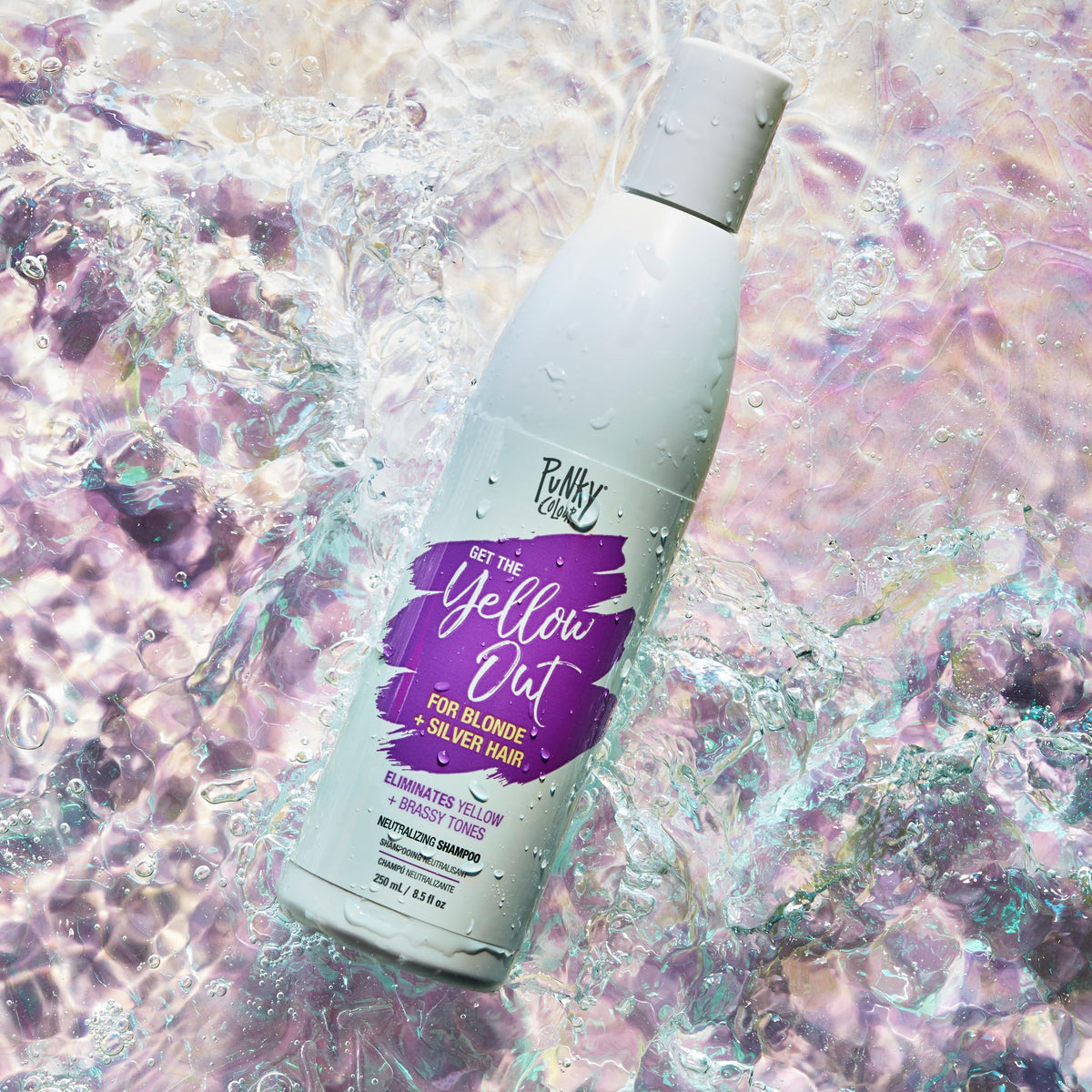 Punky Colour 3-in-1 application shows even distribution across strands.