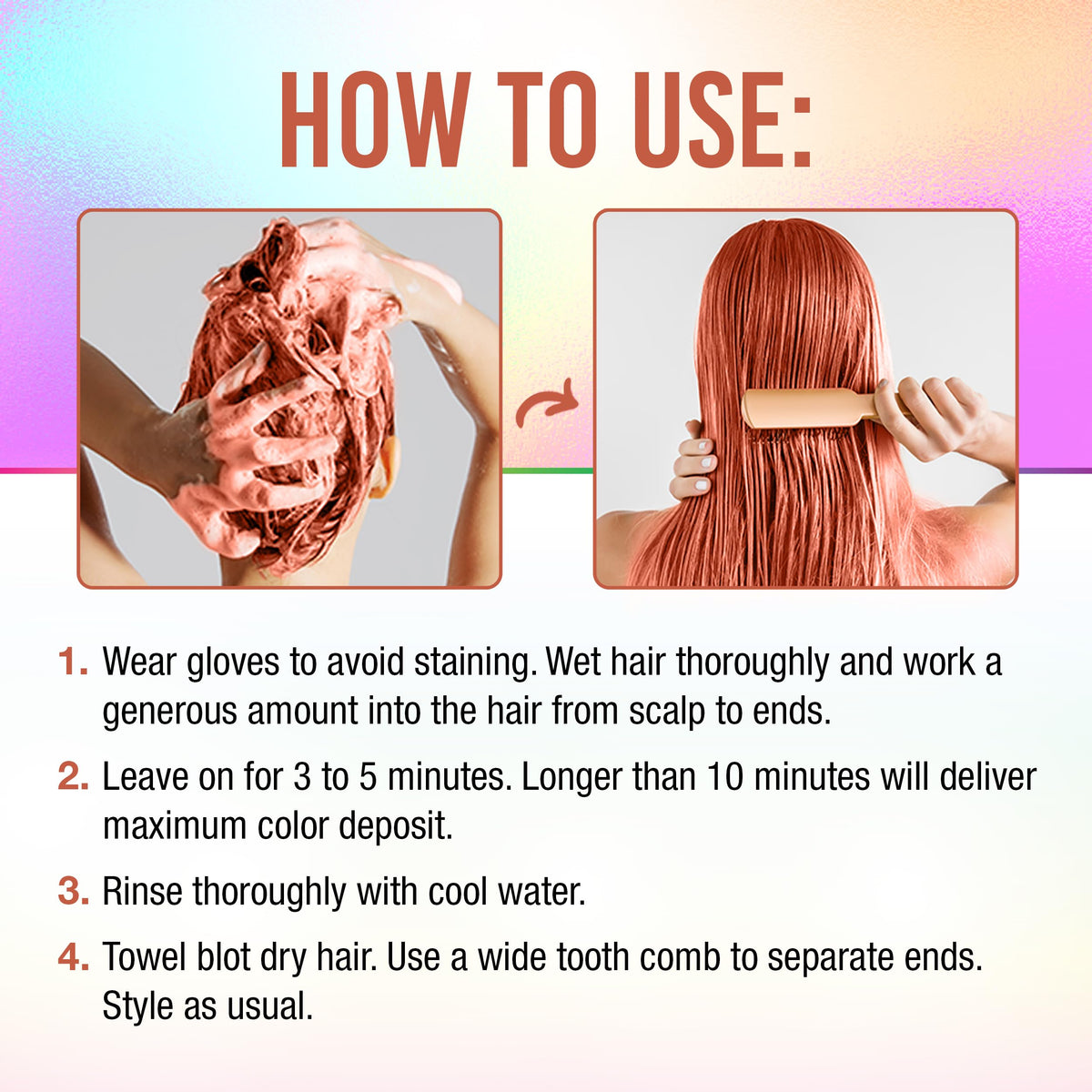 Punky Colour 3-in-1 Auburnmazing wash-rinse makes at-home color maintenance quick.