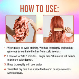 Punky Colour 3-in-1 Auburnmazing wash-rinse makes at-home color maintenance quick.
