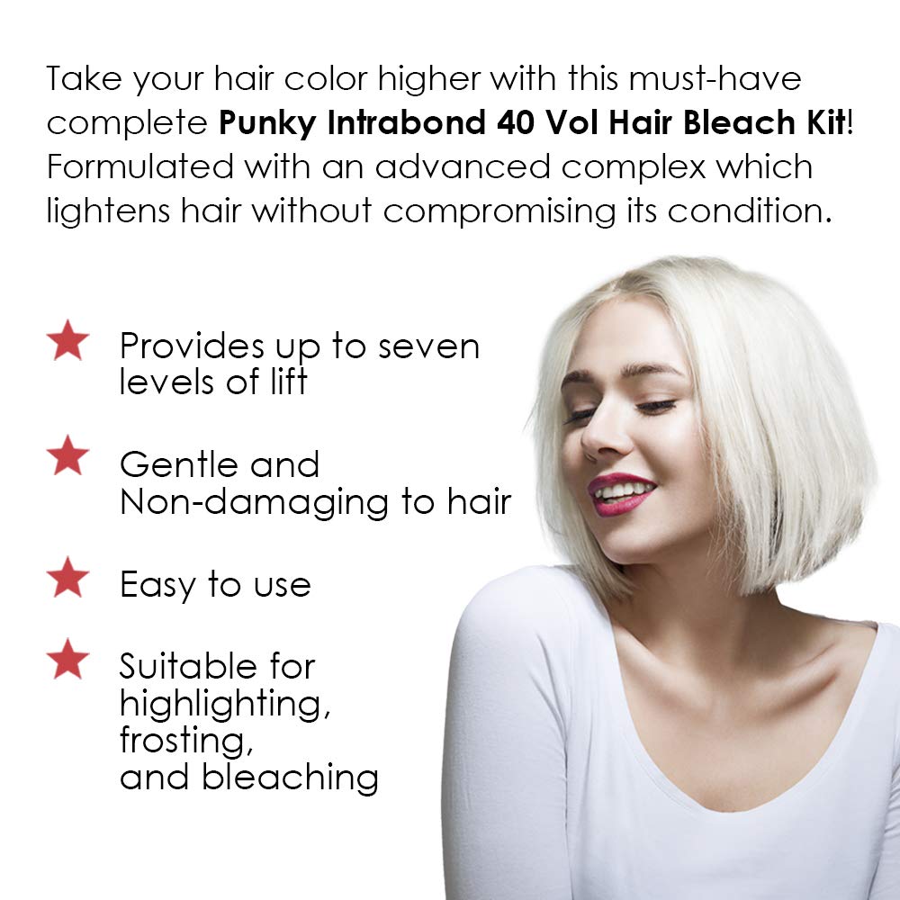 Punky Intrabond repairing hair mask 50ml supports hair resilience during color processing.