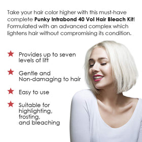Punky Intrabond repairing hair mask 50ml supports hair resilience during color processing.