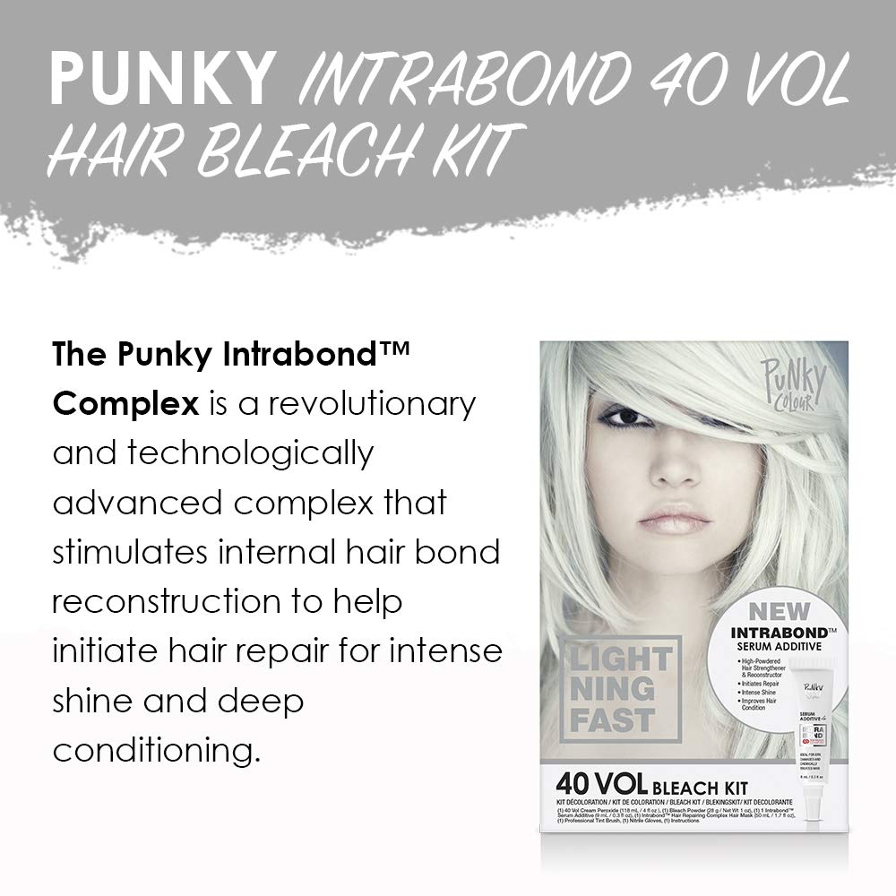 Punky Intrabond serum additive 9ml nourishes bonds during bleaching.