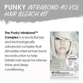 Punky Intrabond serum additive 9ml nourishes bonds during bleaching.