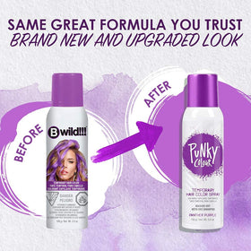 Punky Panther Purple streaks for vivid accent highlights without commitment
