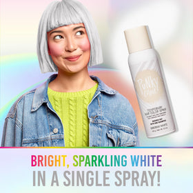 Punky Siberian White accent streaks add dramatic highlights.