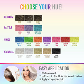 Punky Siberian White model-ready hair with bold shade.
