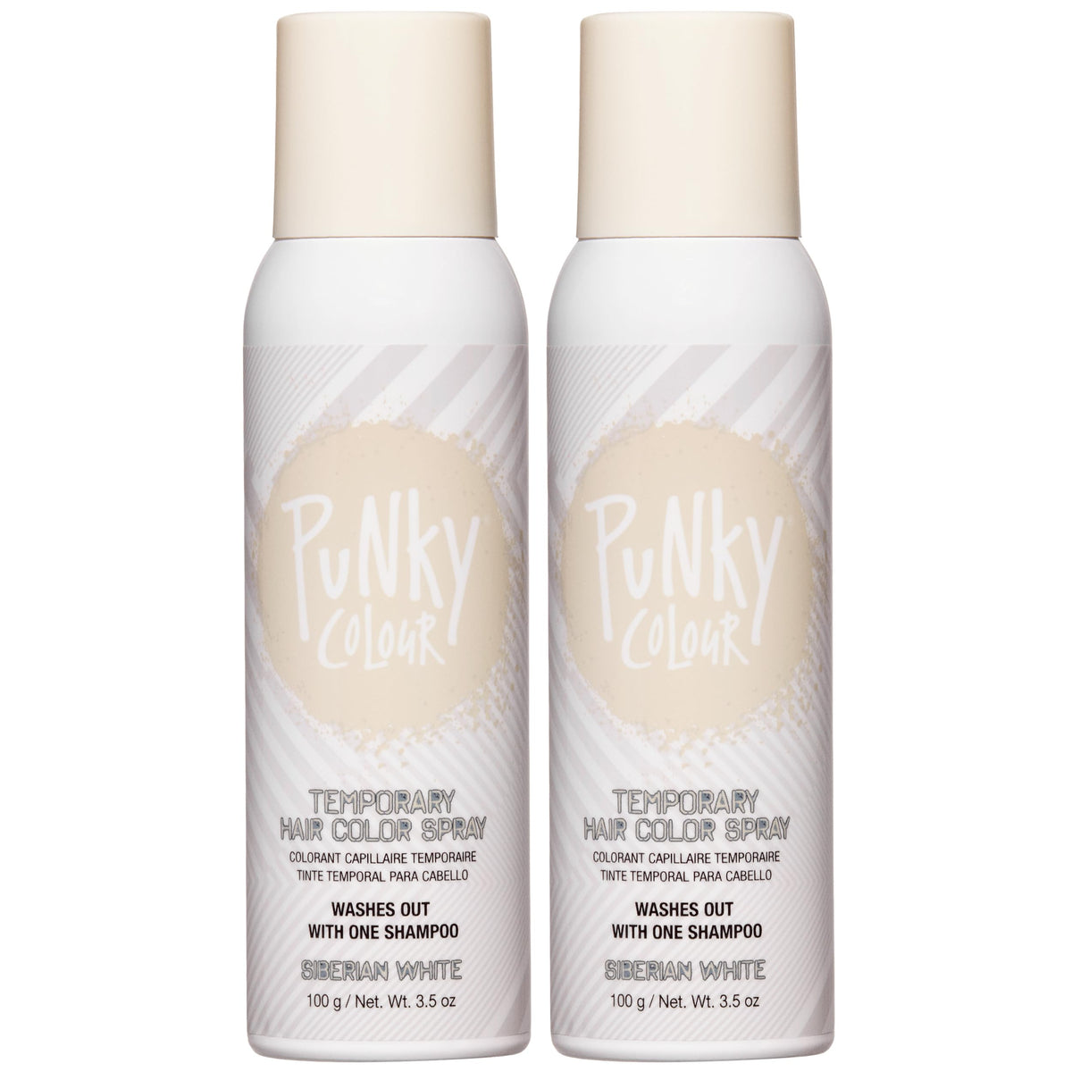 Punky Siberian White spray bottle for quick color application.