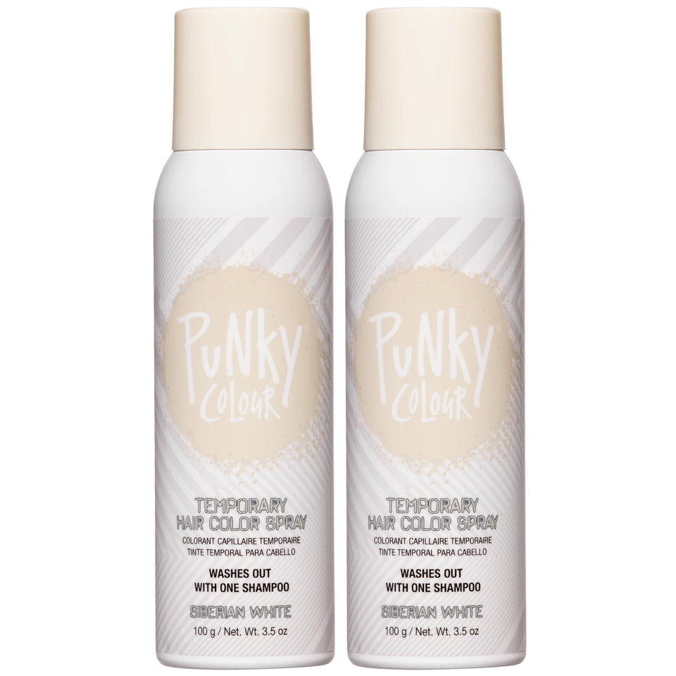 Punky Siberian White spray bottle for quick color application.