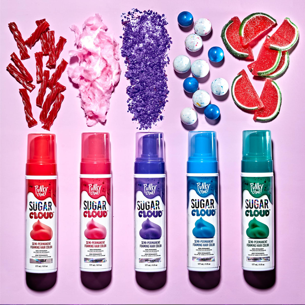 Punky Sugar Cloud color experiment idea for creative looks