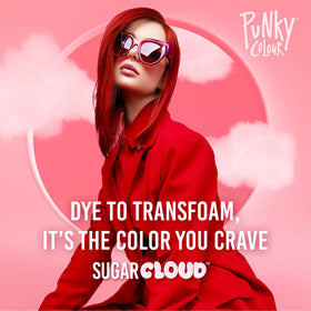 Punky Sugar Cloud Licorice foam texture shows airy coverage