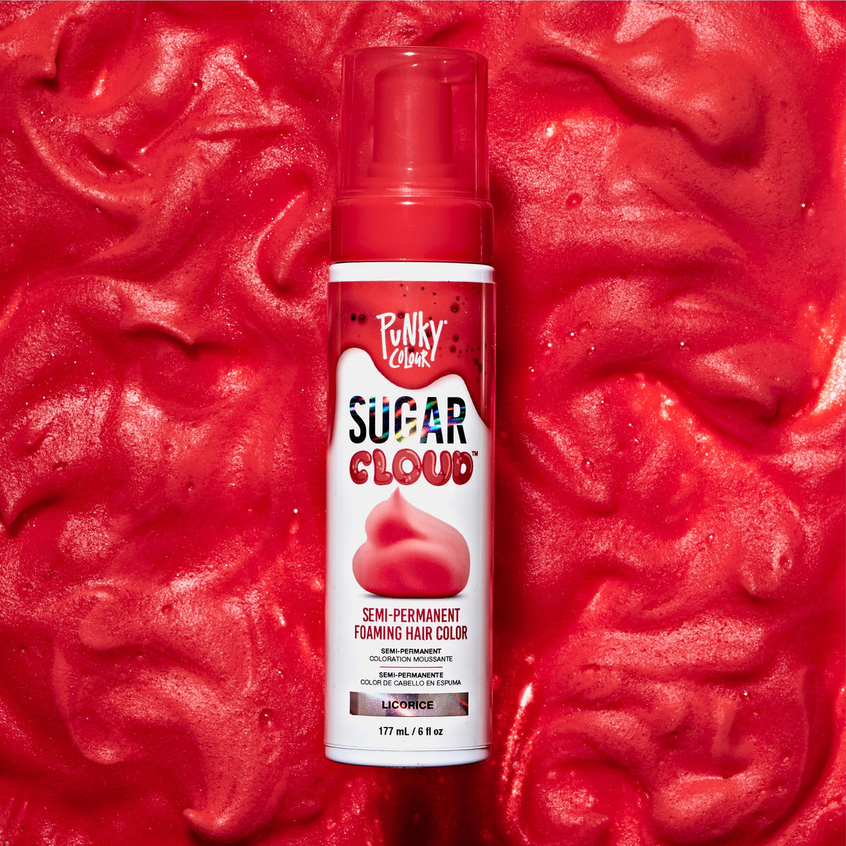 Punky Sugar Cloud Licorice packaging on shelf appeals to color lovers