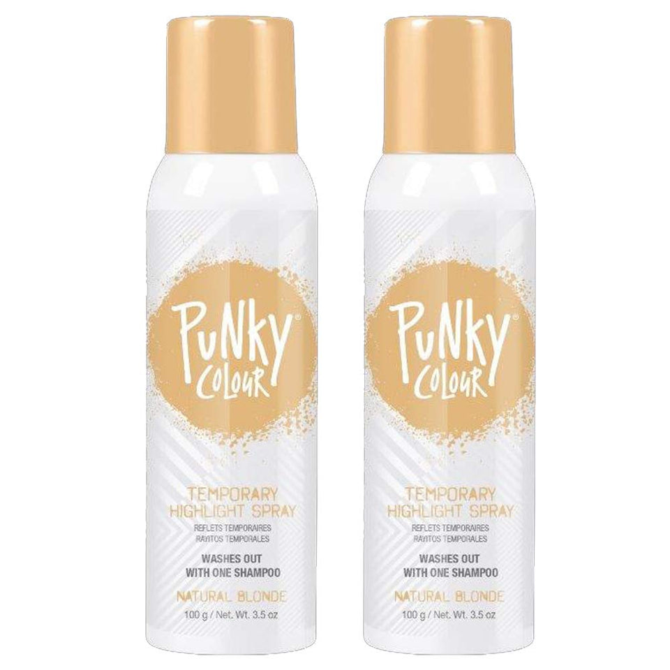 Punky Temporary Hair Highlight Spray bottle for natural blonde color that washes out