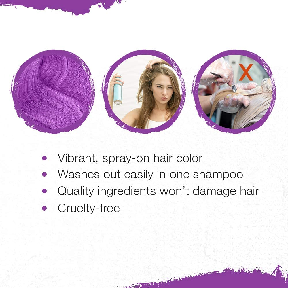 Punky vivid hair color experience with bold, wash-out fun