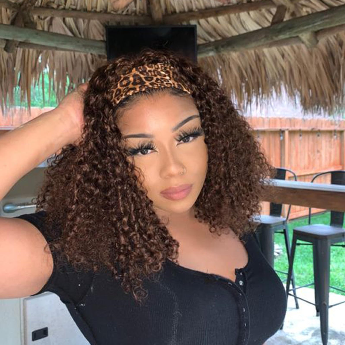 Punmasa wig at 150% density provides fuller natural-looking curls