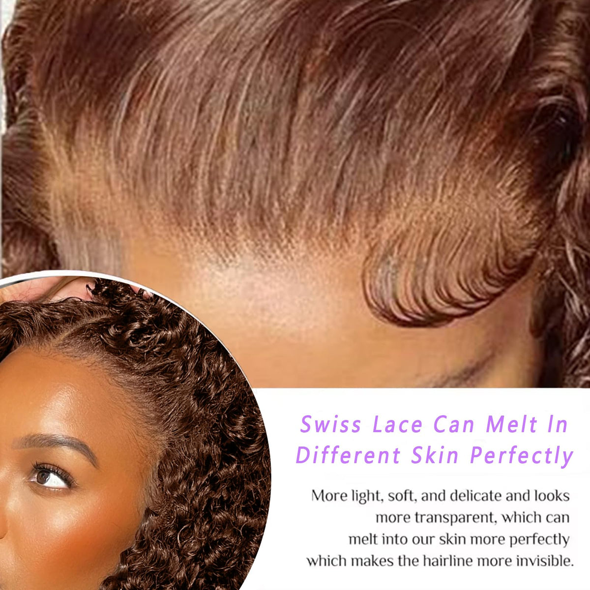 Punmasa wedding party look with chocolate brown bob wig for elegant styling.