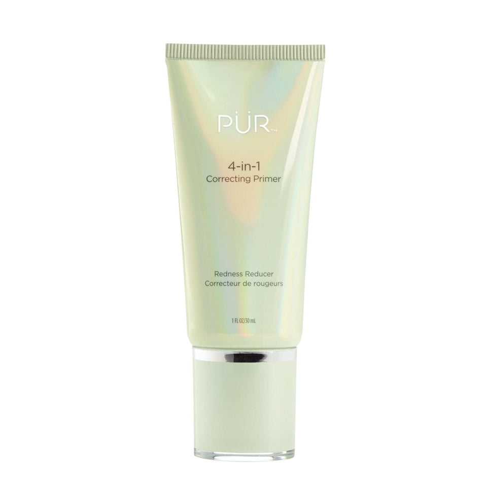 PÜR MINERALS 4-in-1 Correcting Primer bottle preps skin for makeup