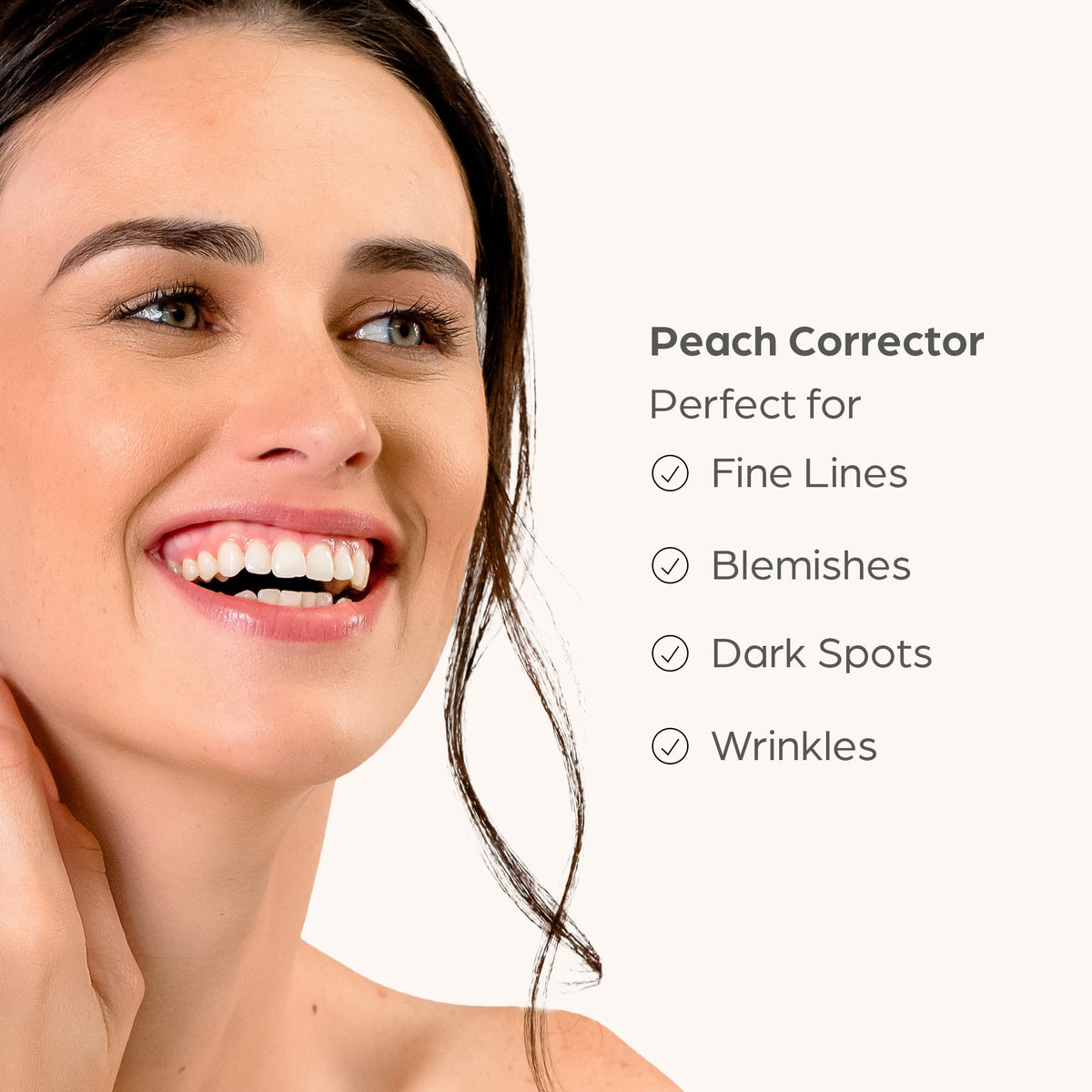 PÜR MINERALS primer on face shows lightweight coverage and pore-minimizing effects